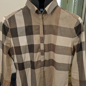 Burberry Tops - Burberry Brit Plaid Button Down Women's Burberry Tops - Burberry Brit Plaid Button Down Women's
